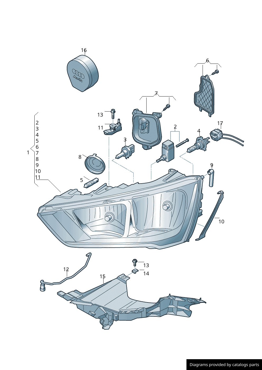 Car part diagram
