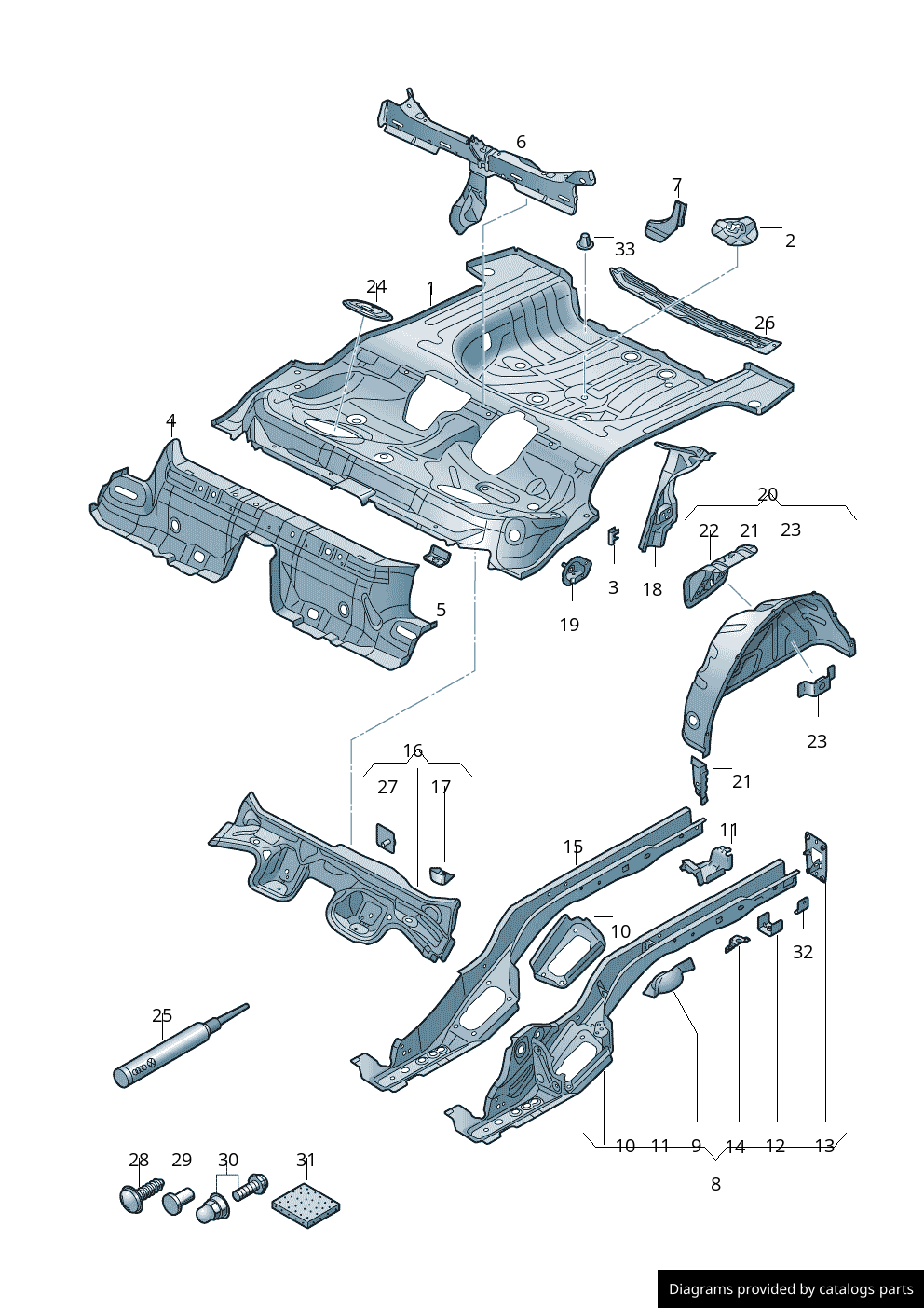 Car part diagram