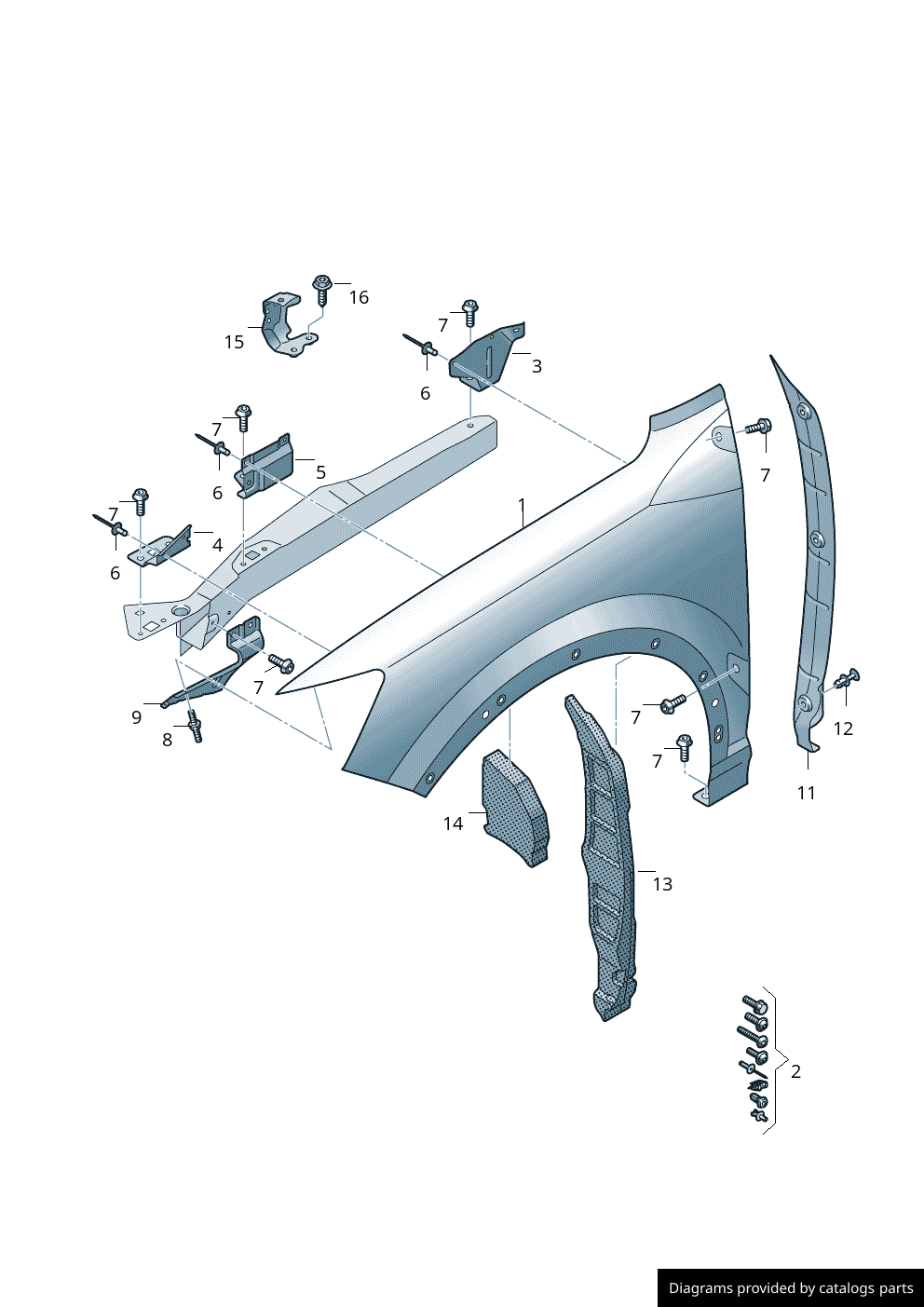 Car part diagram