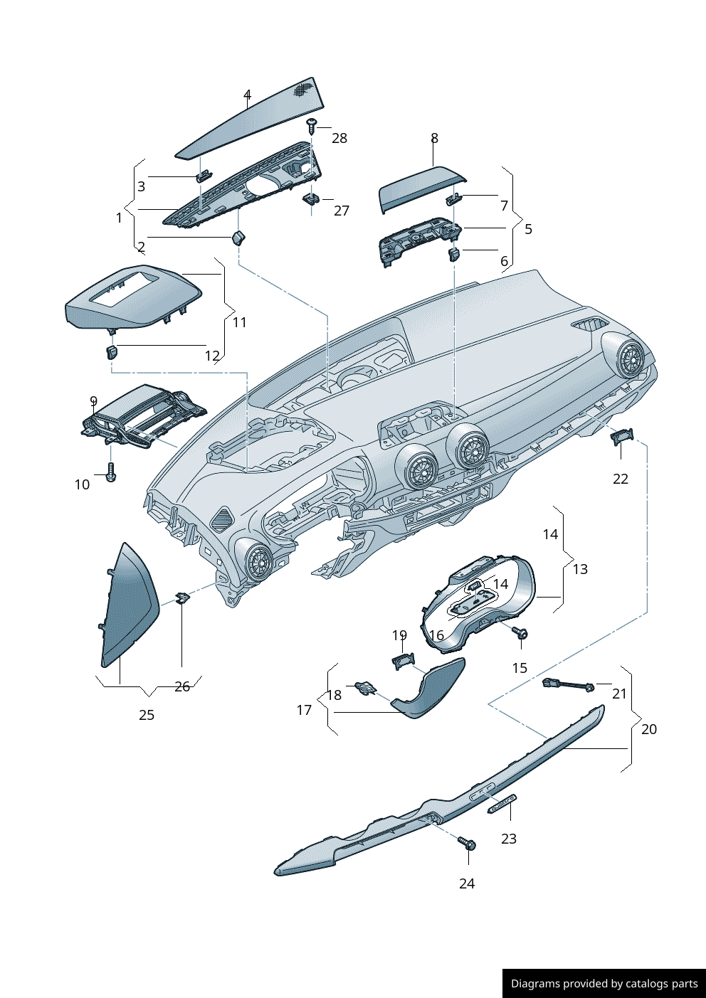 Car part diagram