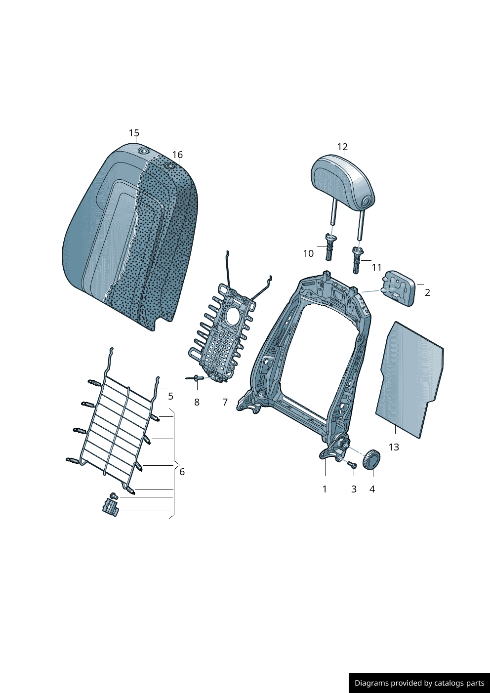 Car part diagram