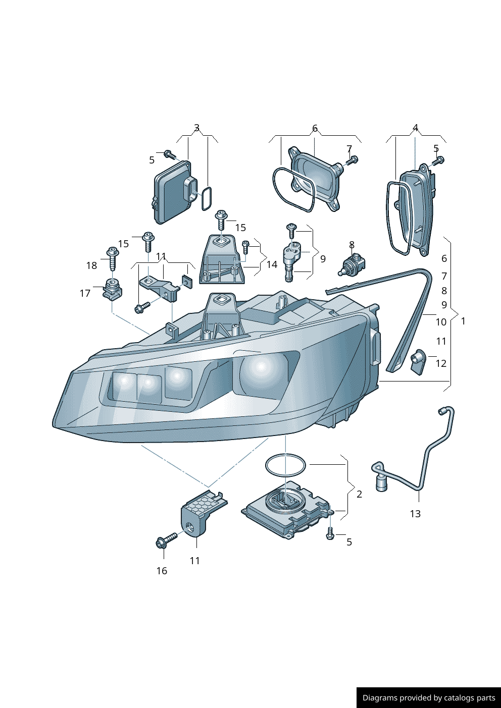 Car part diagram