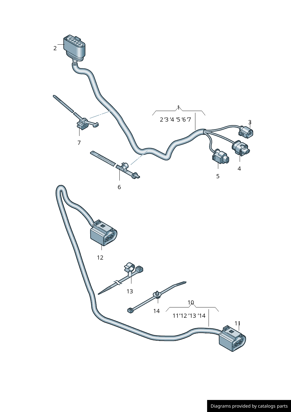 Car part diagram