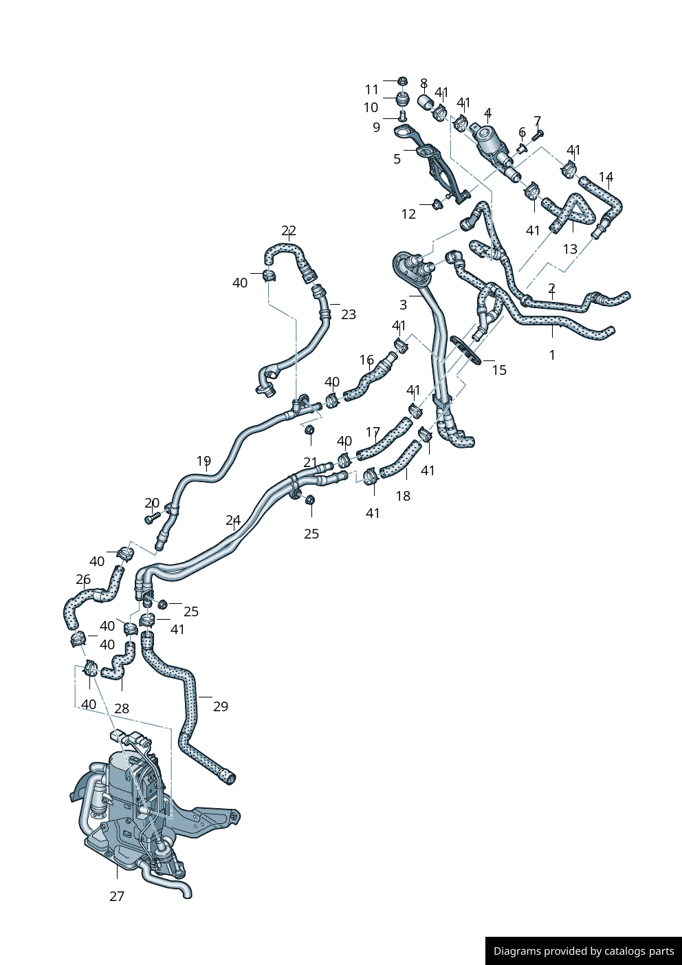 Car part diagram