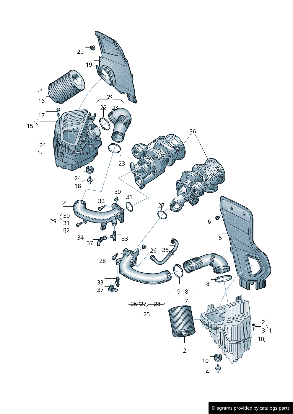 Car part diagram