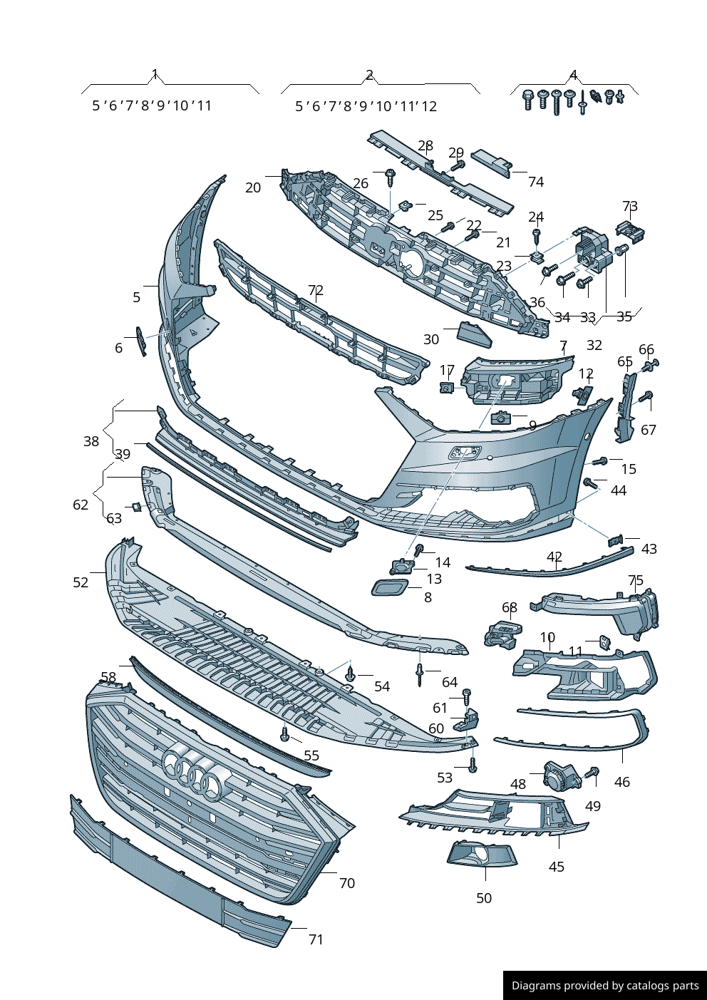 Car part diagram