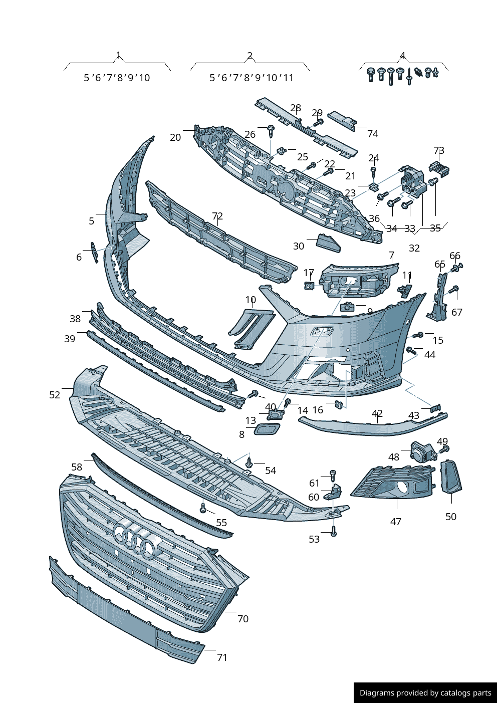 Car part diagram