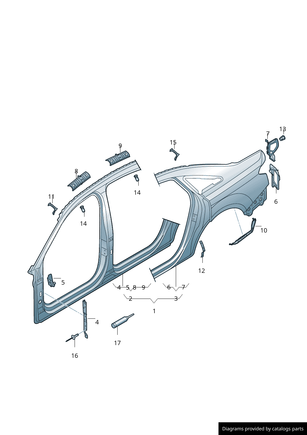 Car part diagram