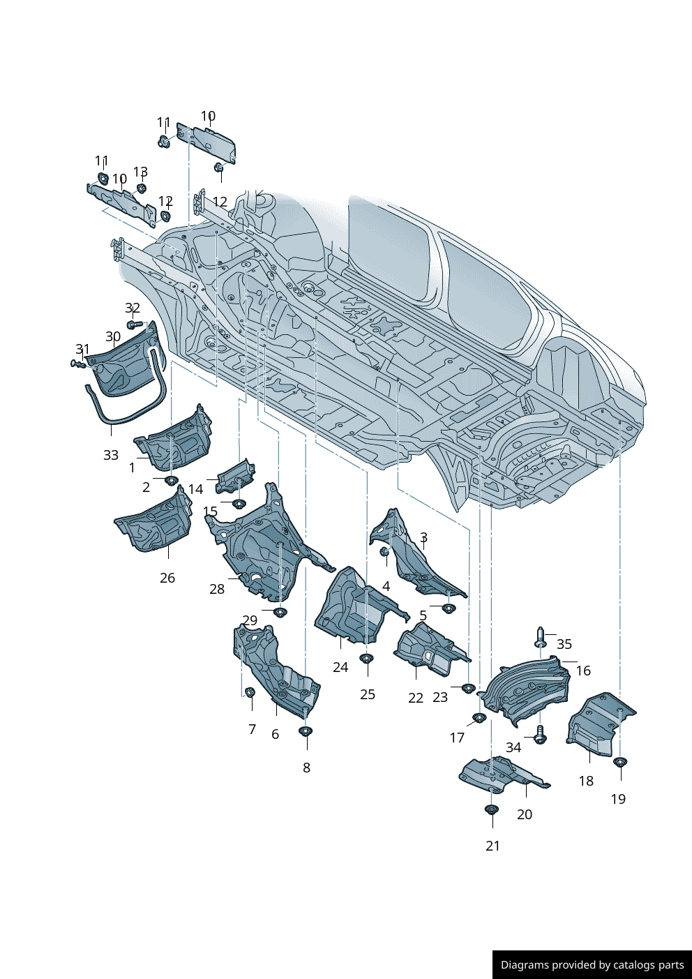 Car part diagram