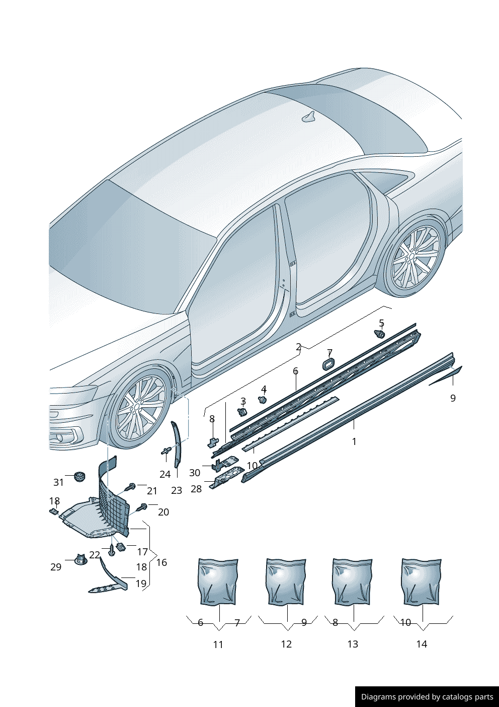 Car part diagram