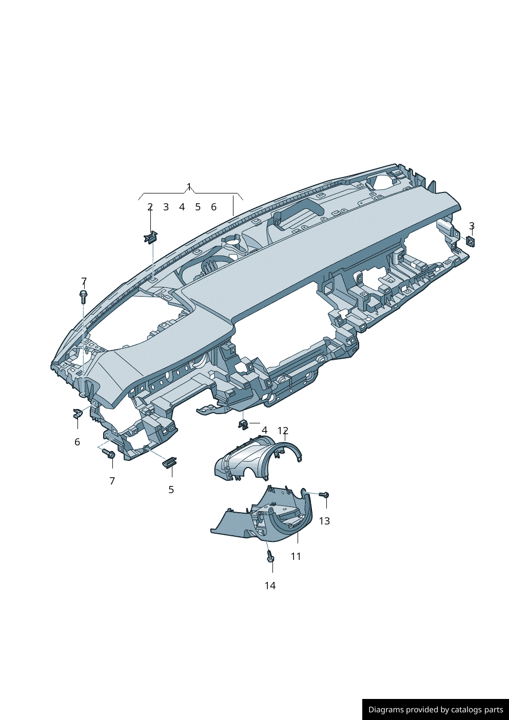 Car part diagram