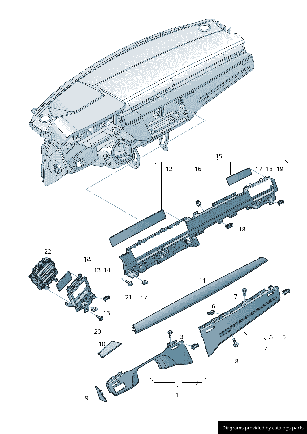 Car part diagram