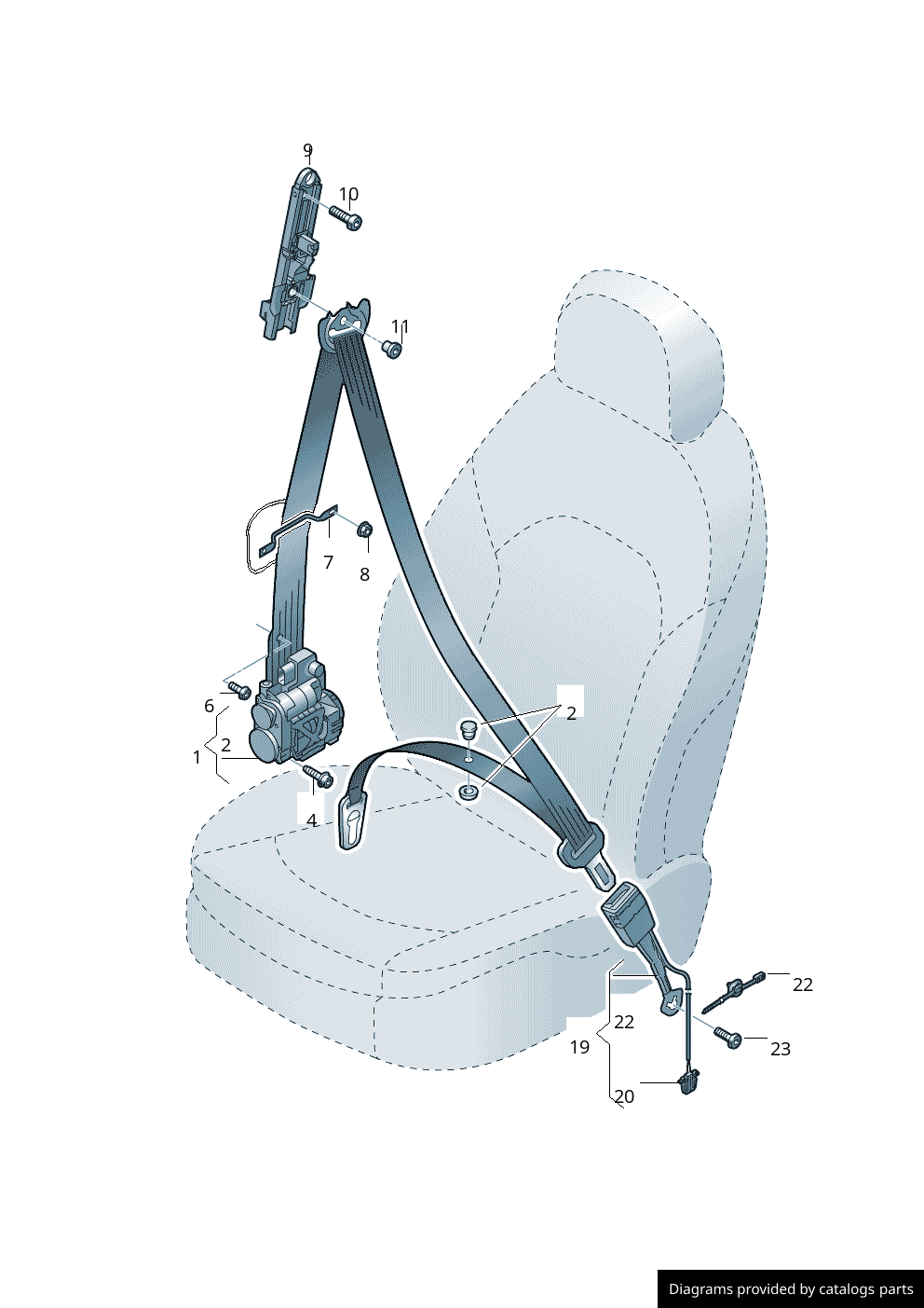 Car part diagram