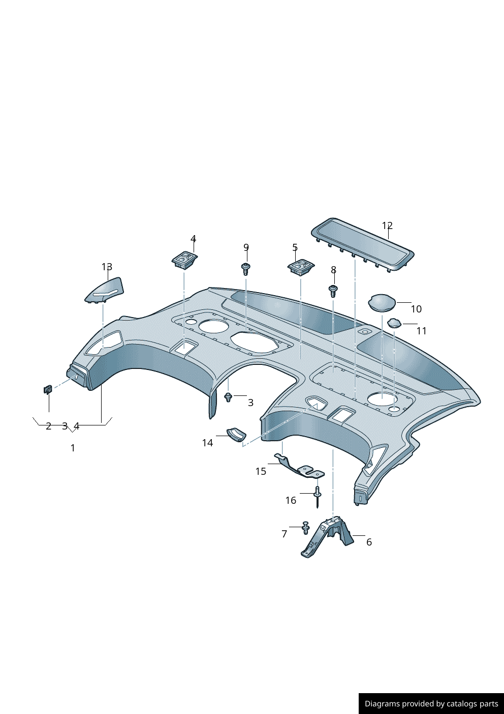 Car part diagram