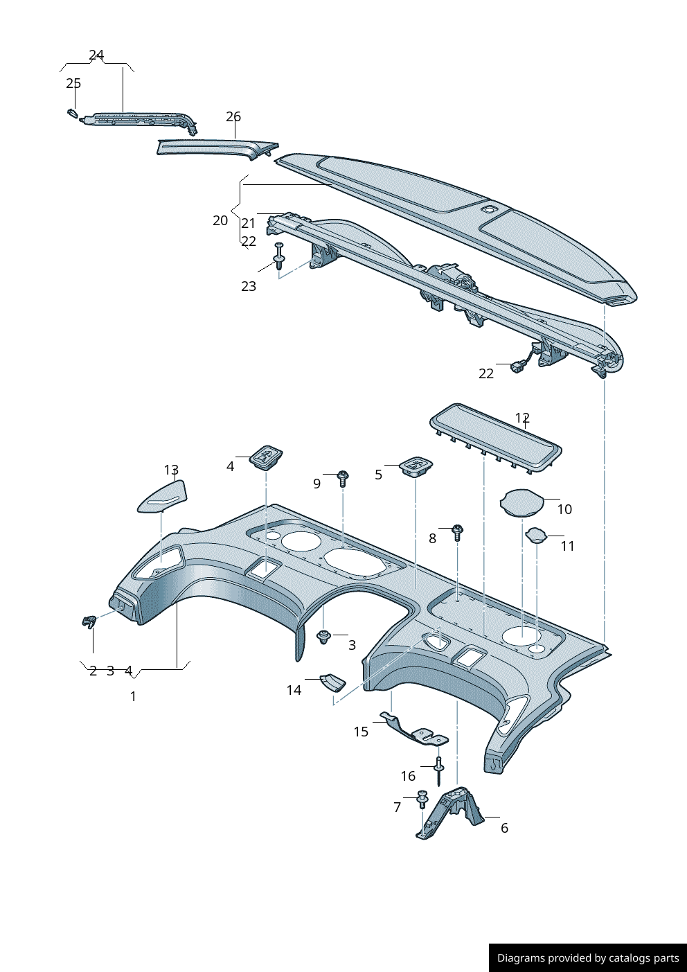 Car part diagram