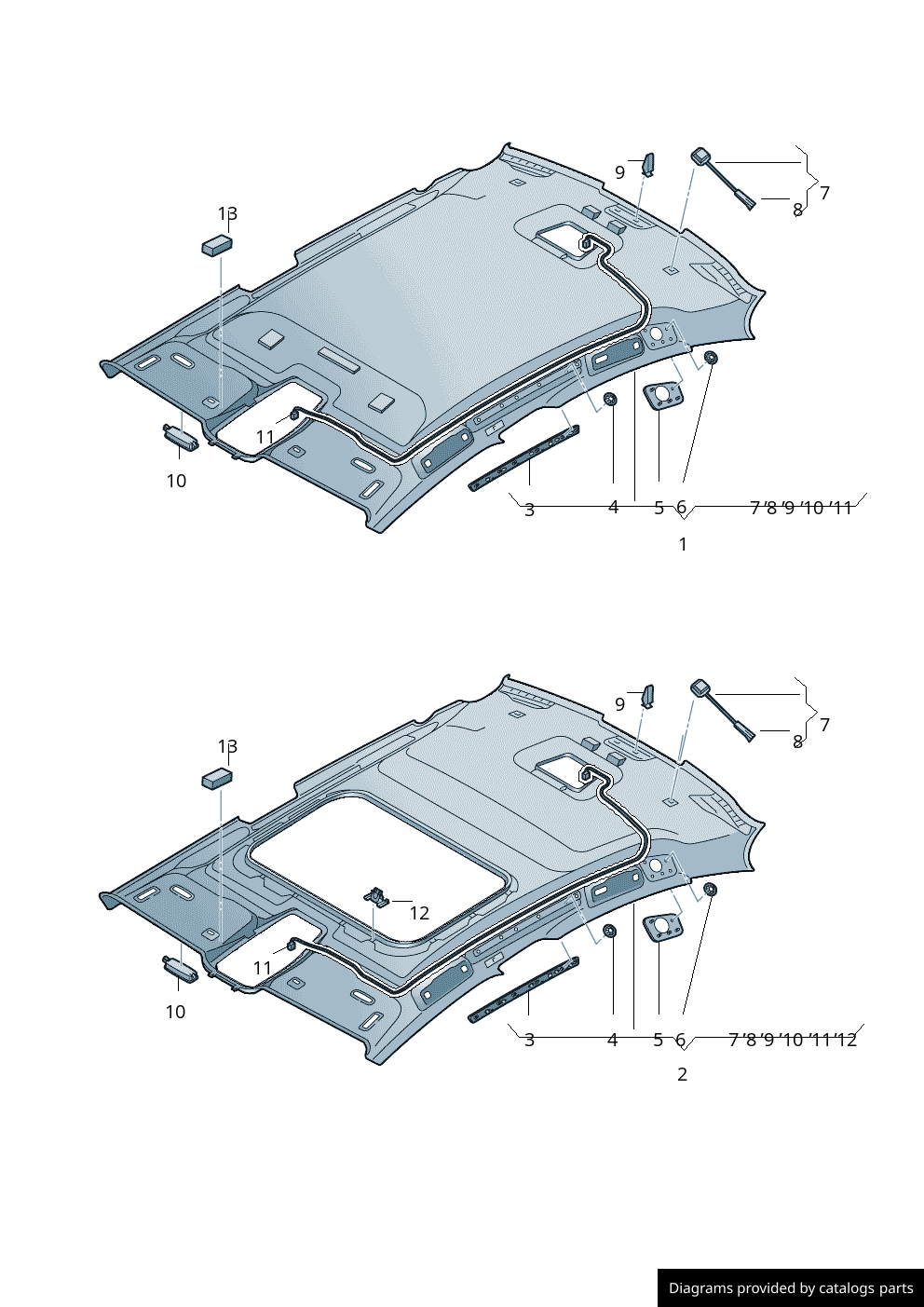 Car part diagram