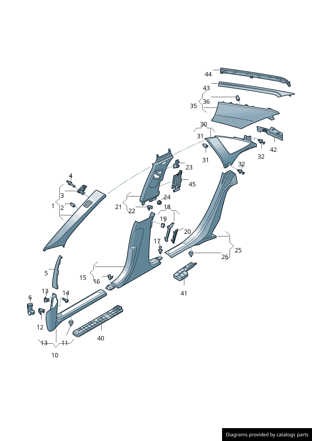 Car part diagram