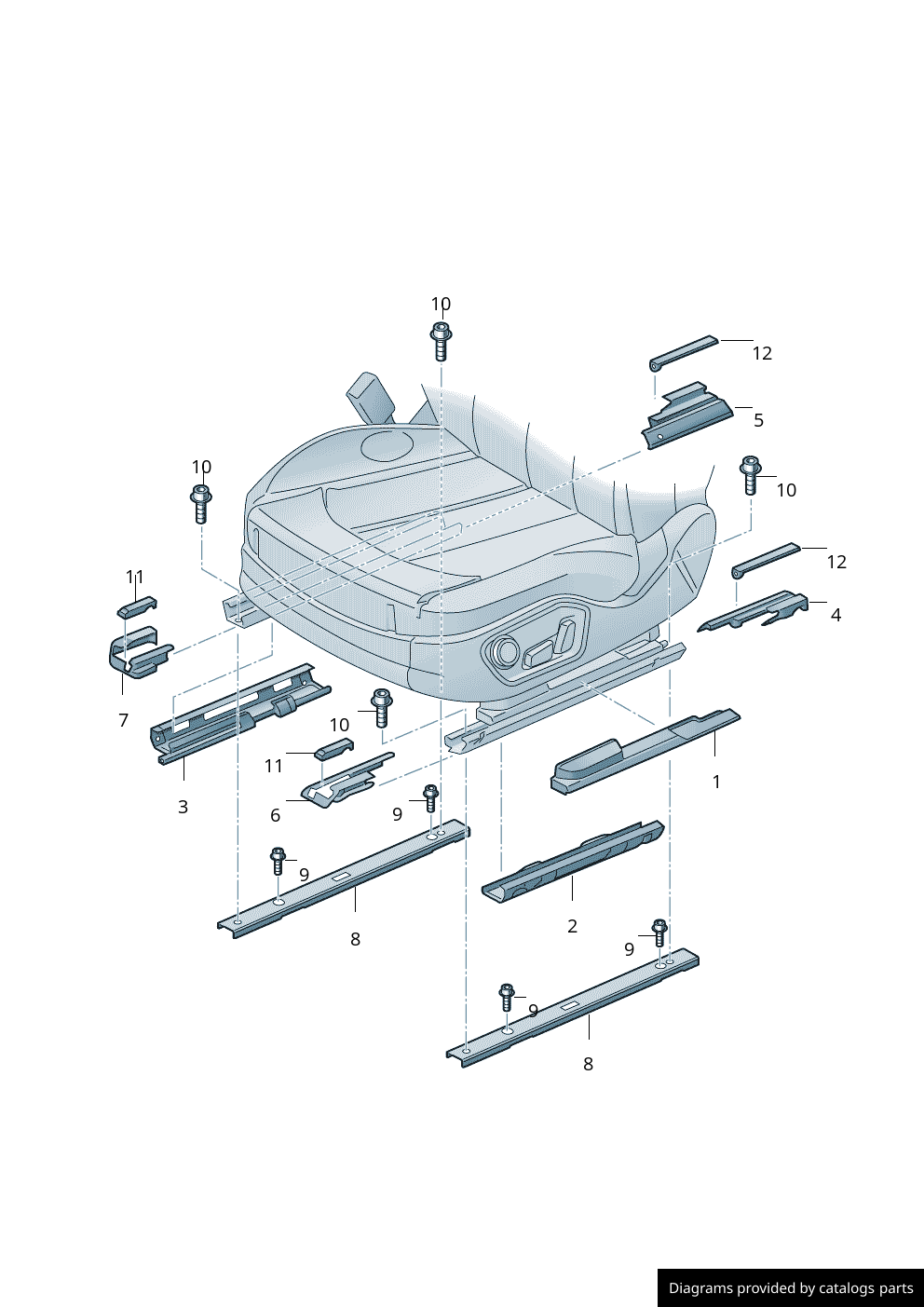 Car part diagram
