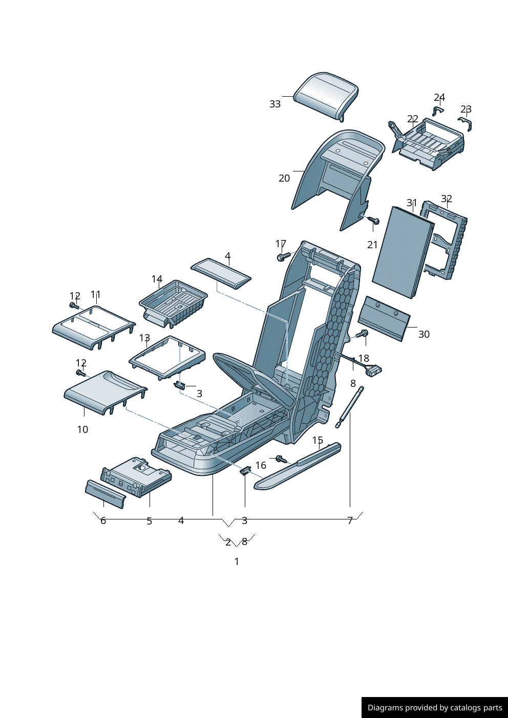 Car part diagram