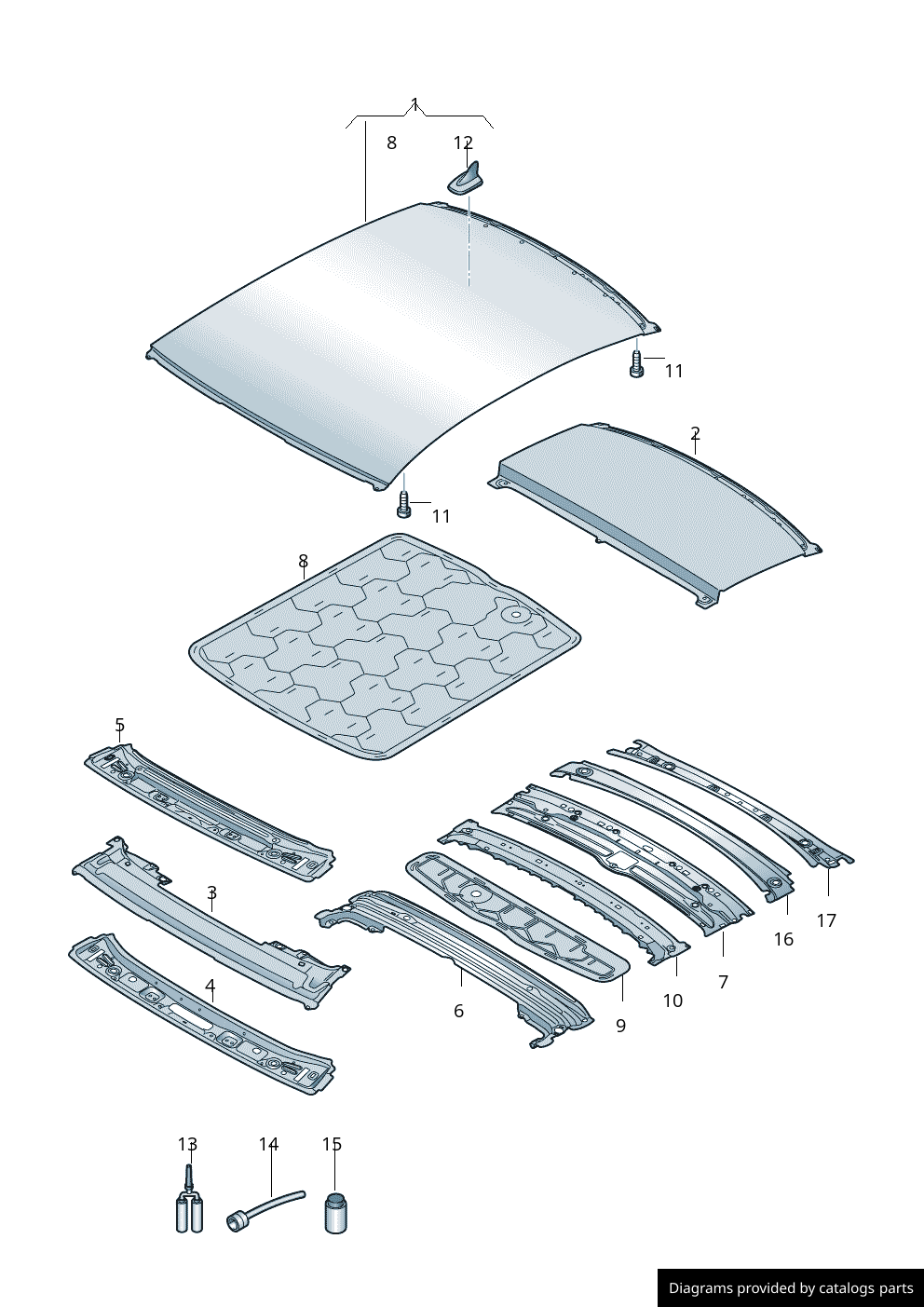 Car part diagram