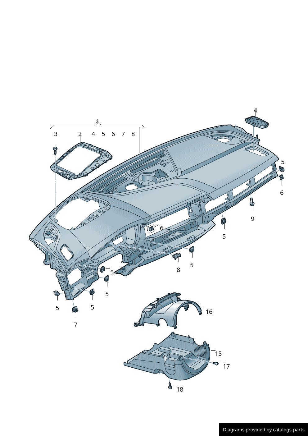 Car part diagram