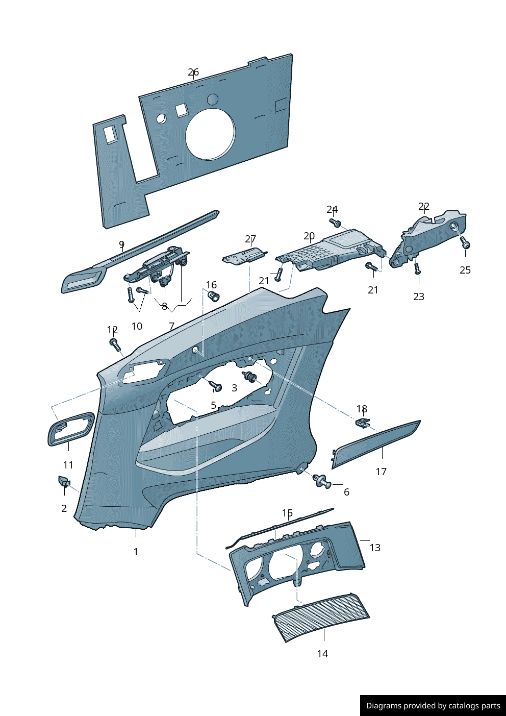 Car part diagram