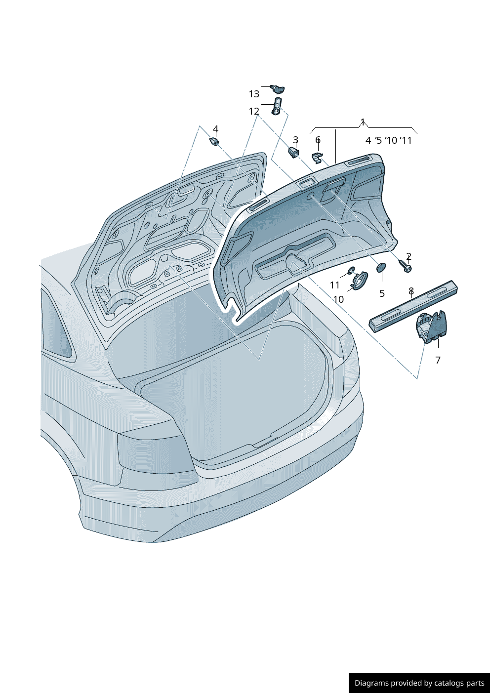 Car part diagram
