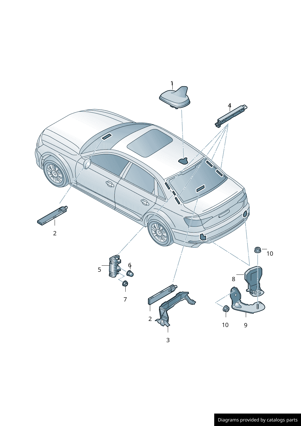 Car part diagram