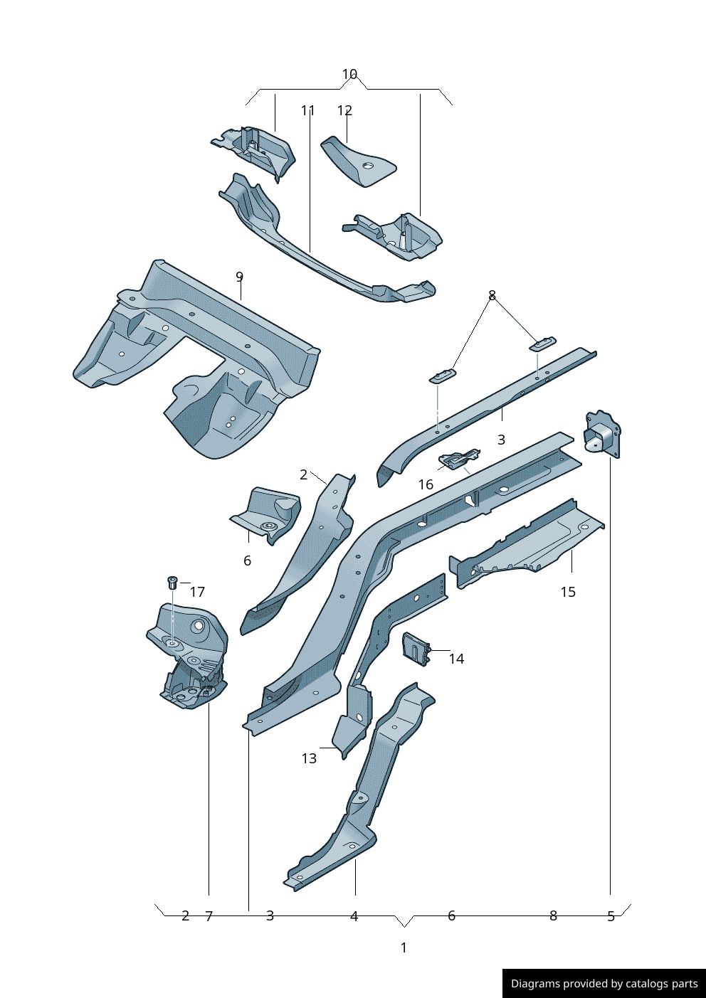 Car part diagram
