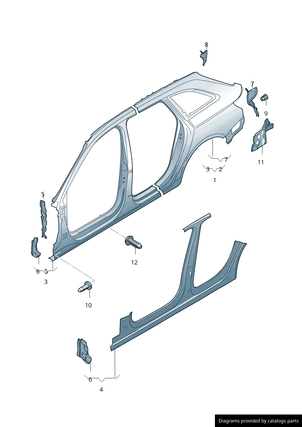Car part diagram