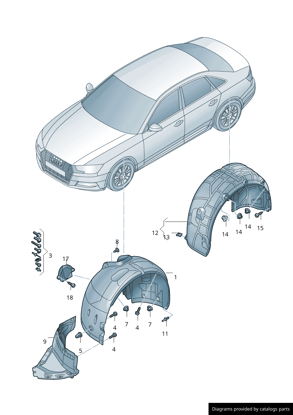 Car part diagram