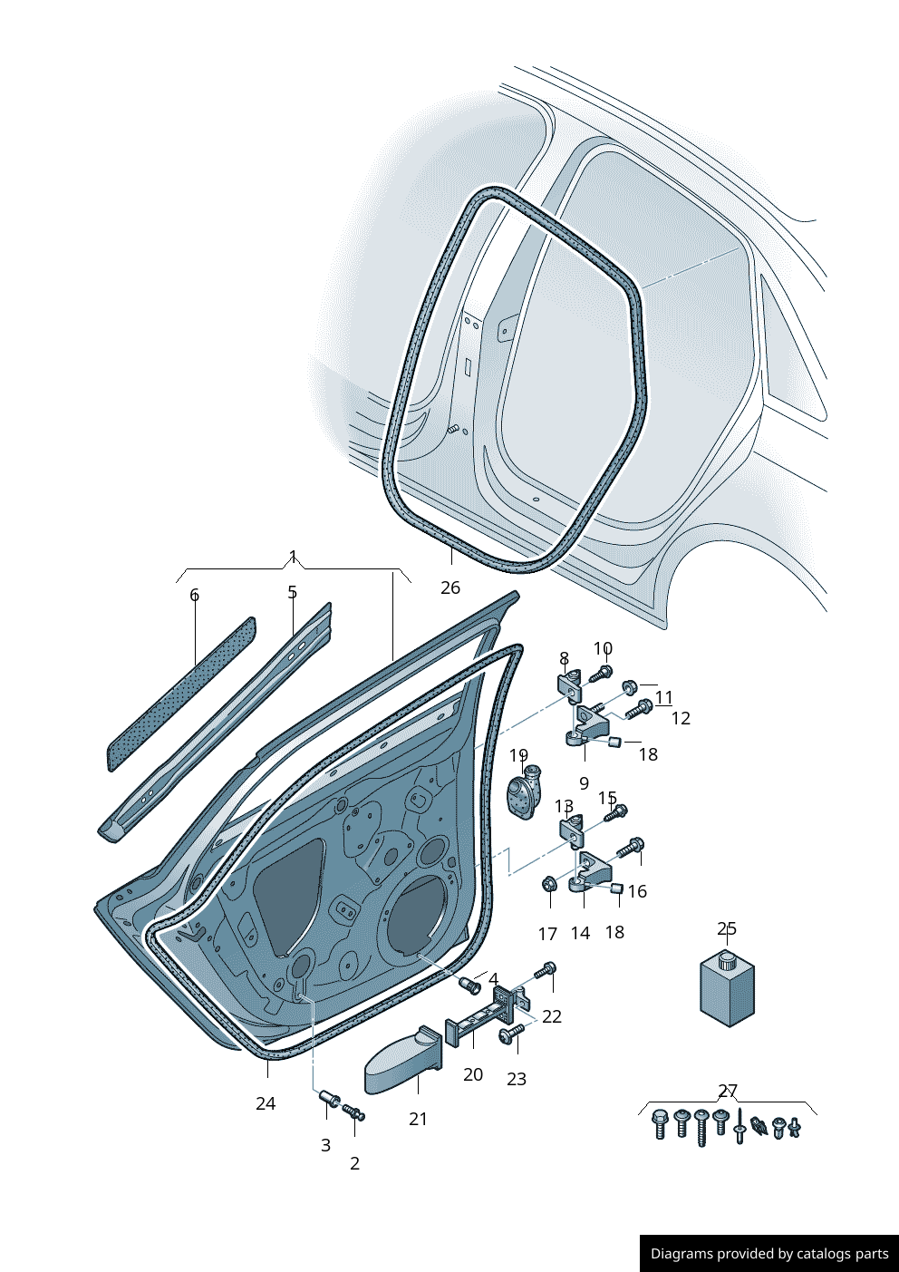 Car part diagram