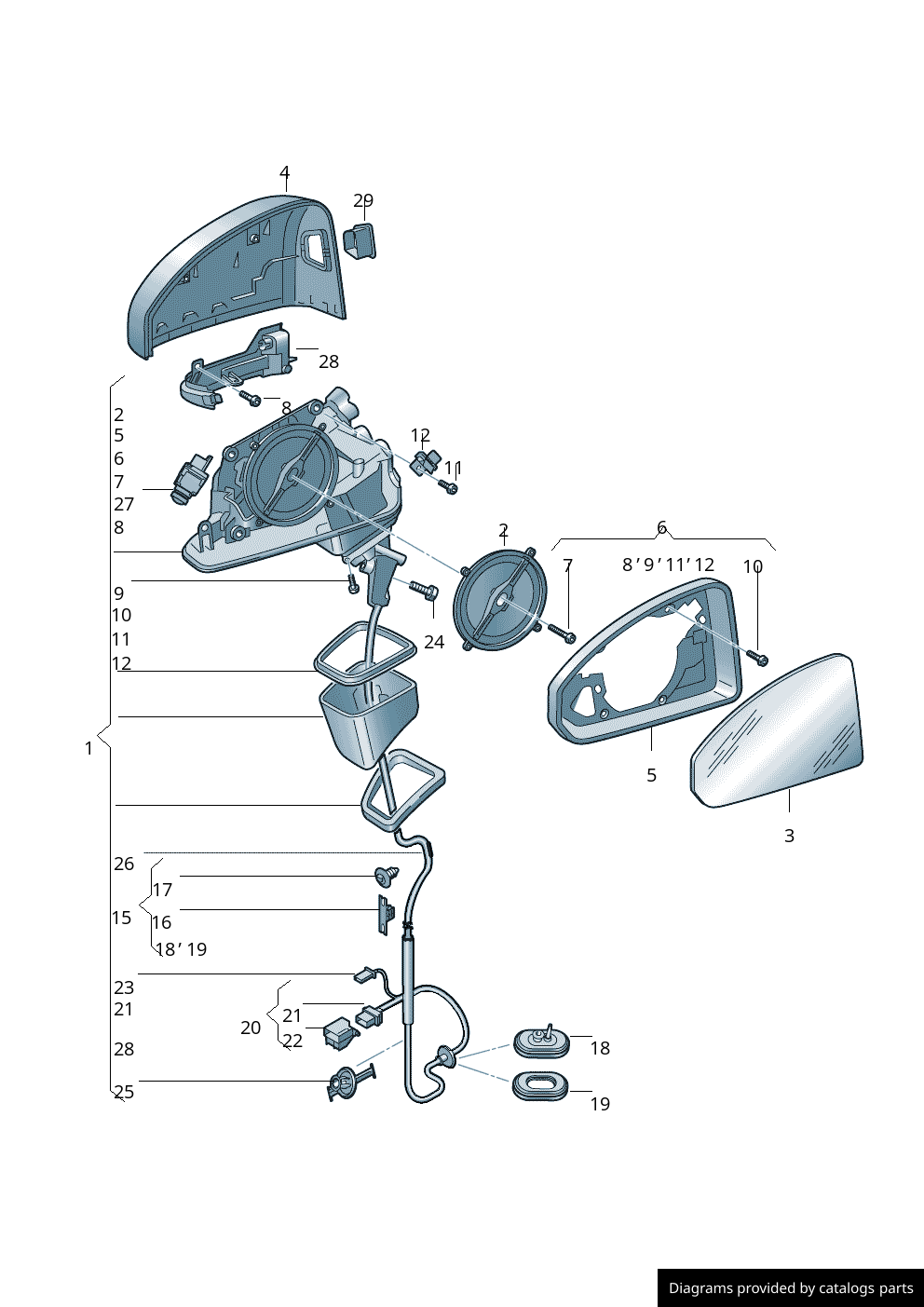 Car part diagram