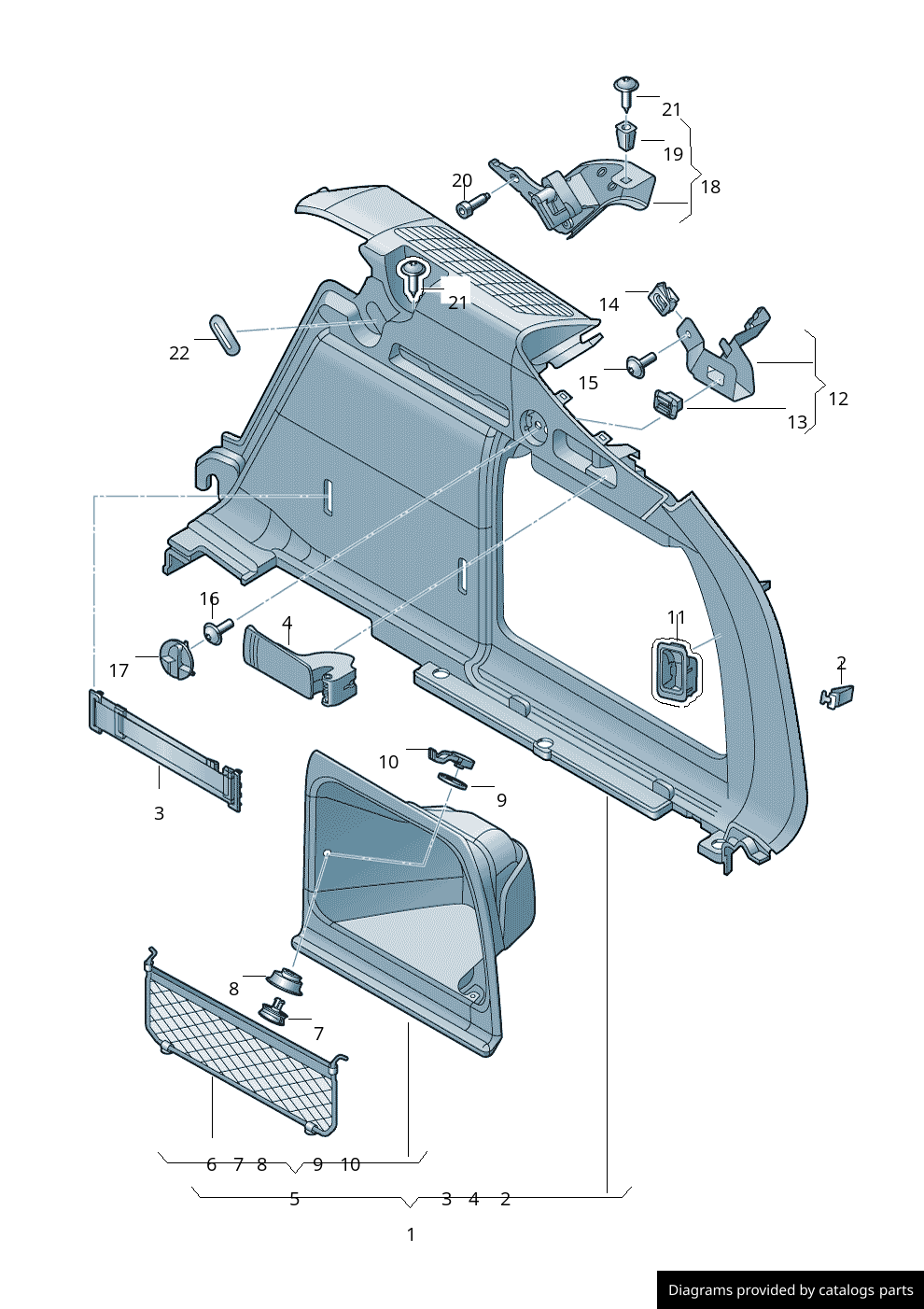 Car part diagram