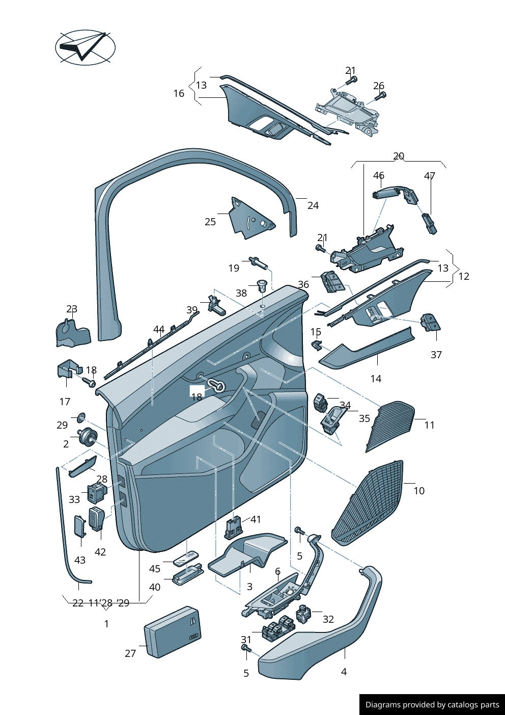 Car part diagram