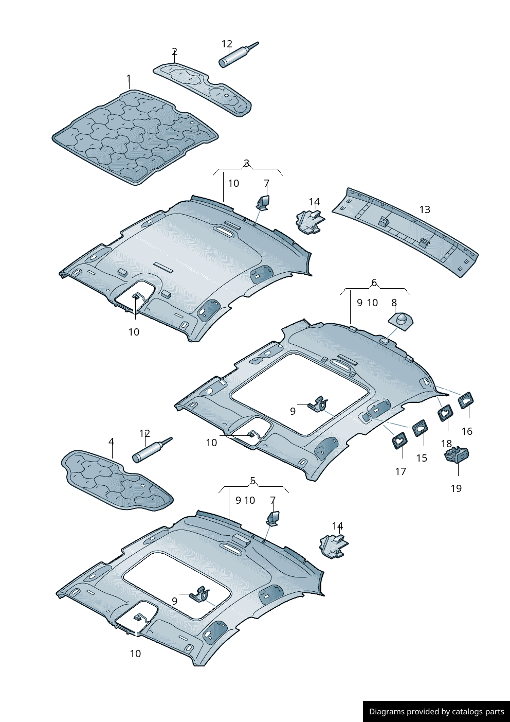Car part diagram