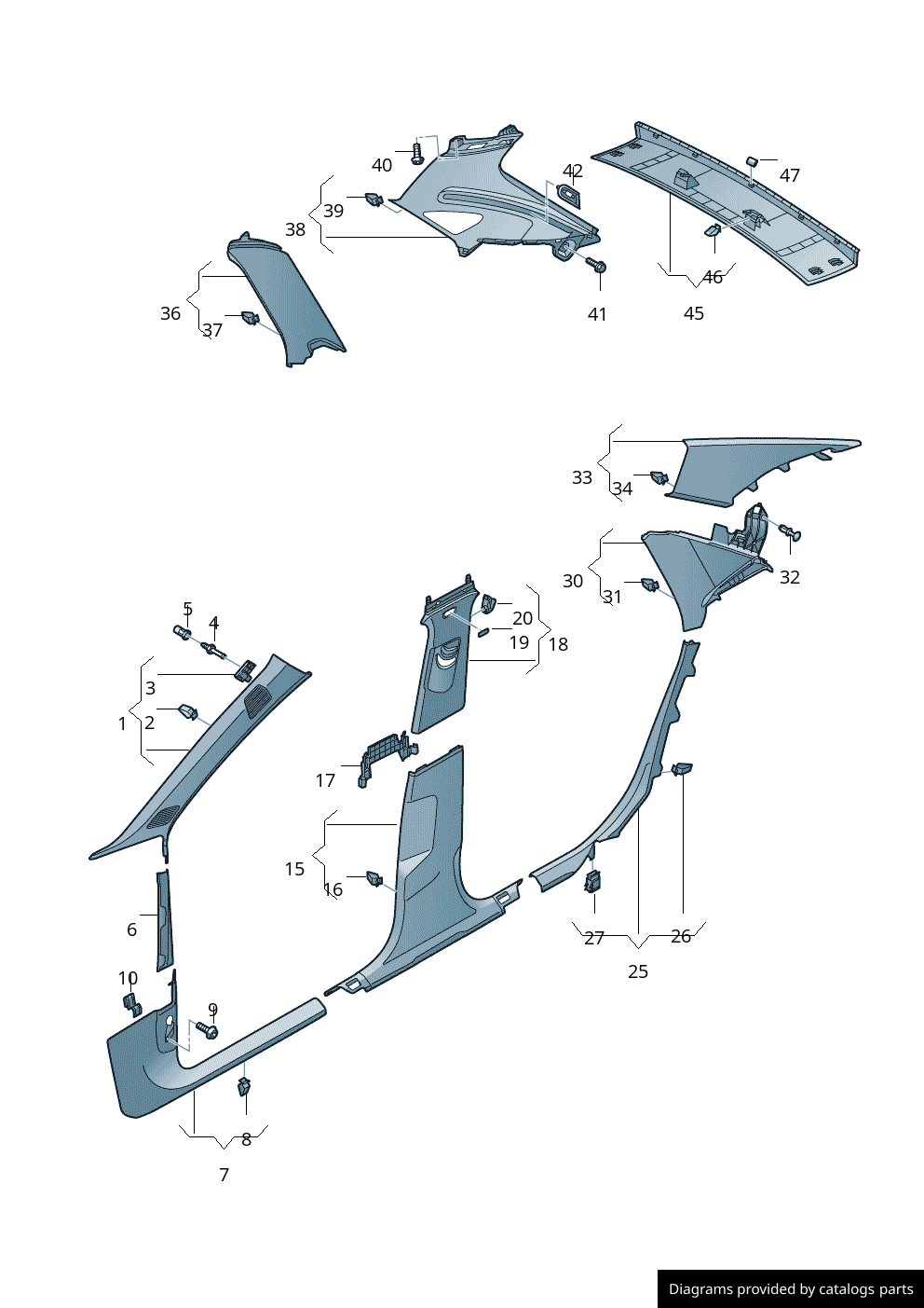 Car part diagram