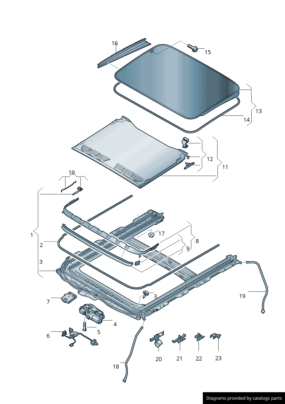 Car part diagram