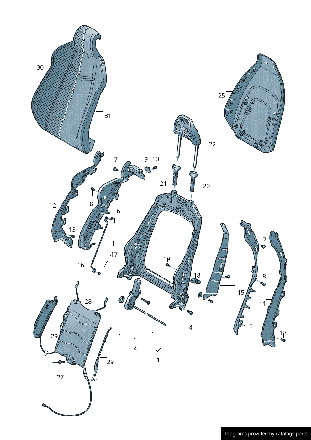 Car part diagram