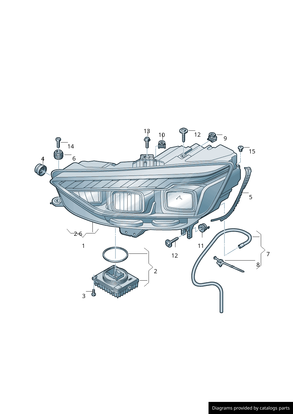Car part diagram