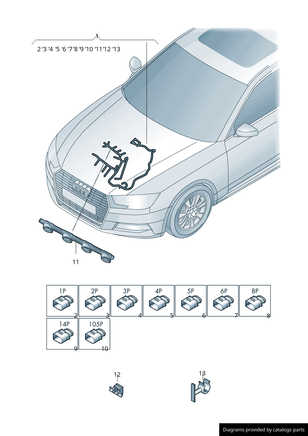 Car part diagram