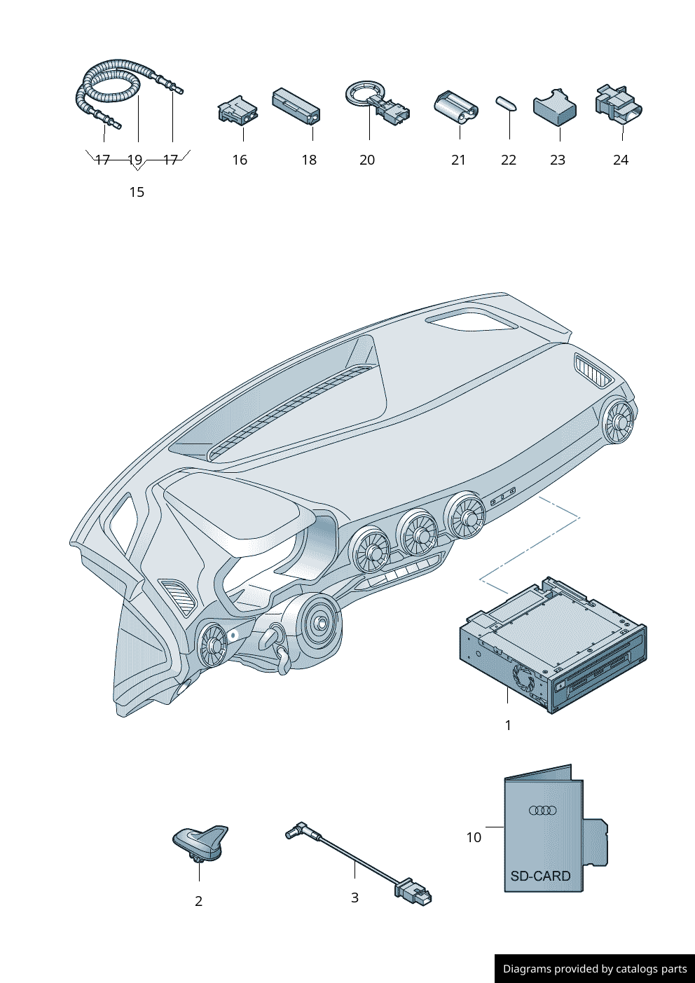 Car part diagram
