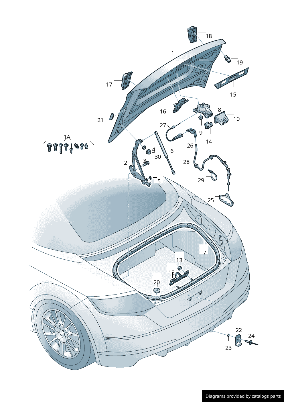 Car part diagram