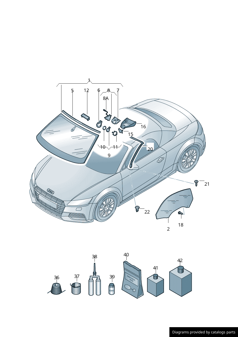 Car part diagram