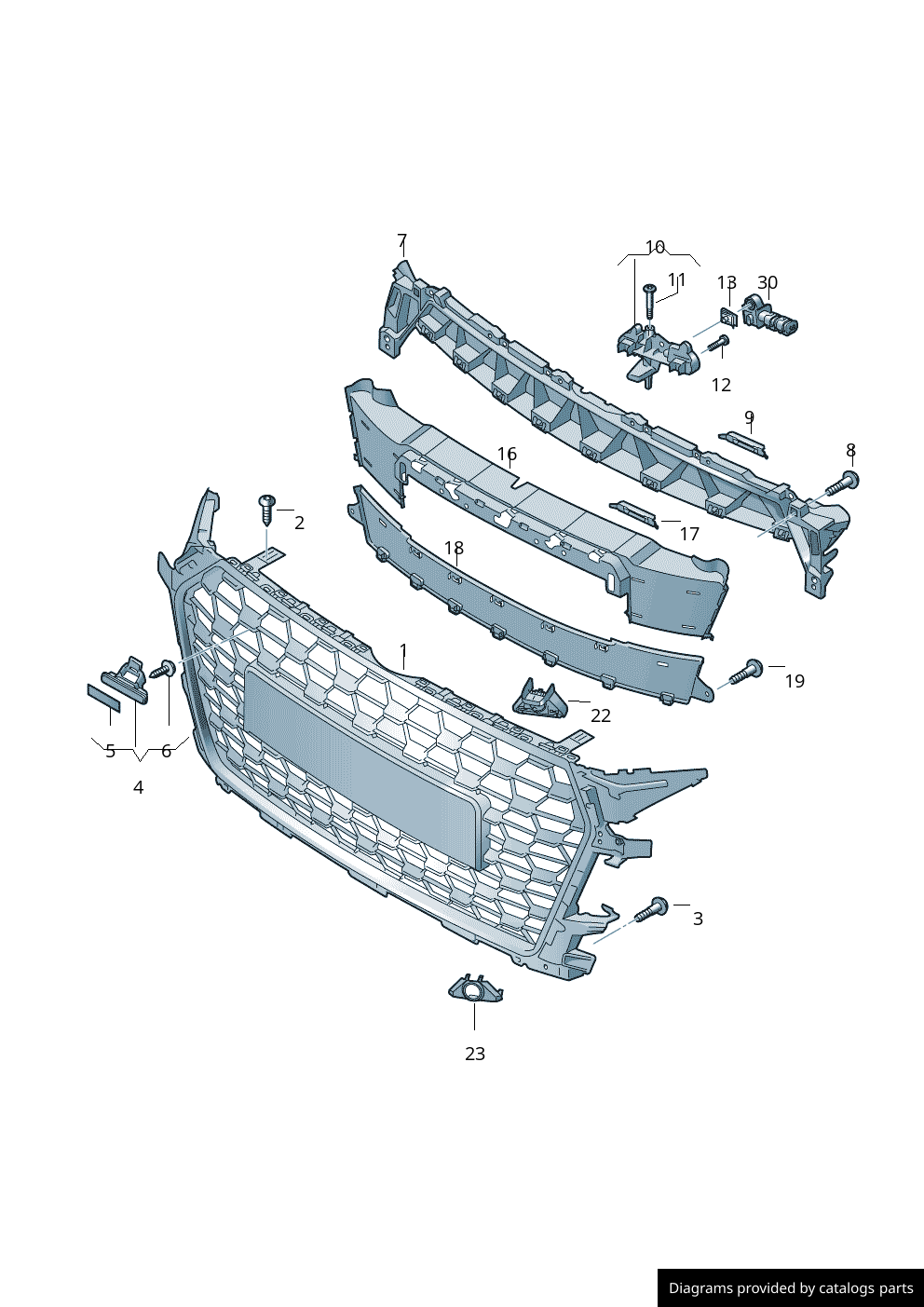 Car part diagram