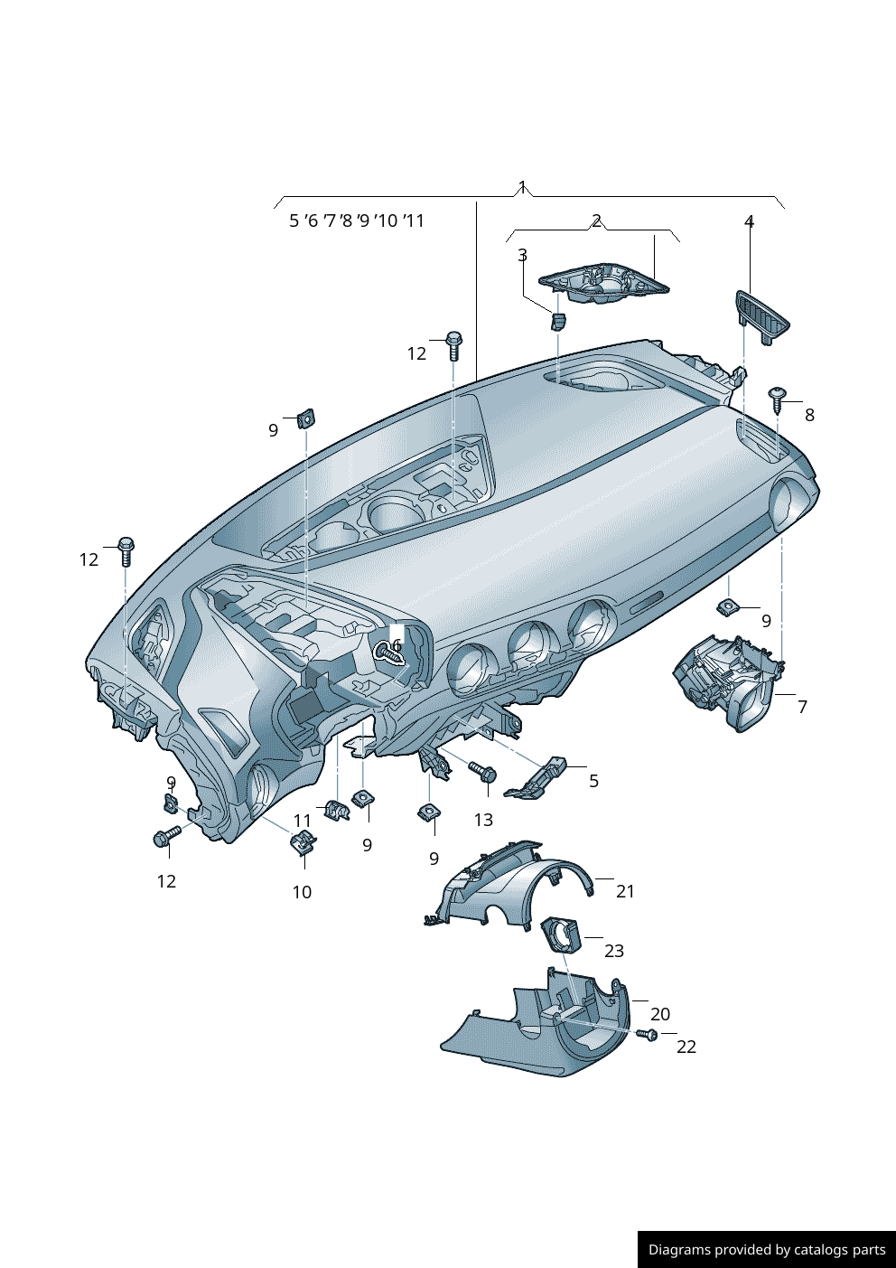 Car part diagram