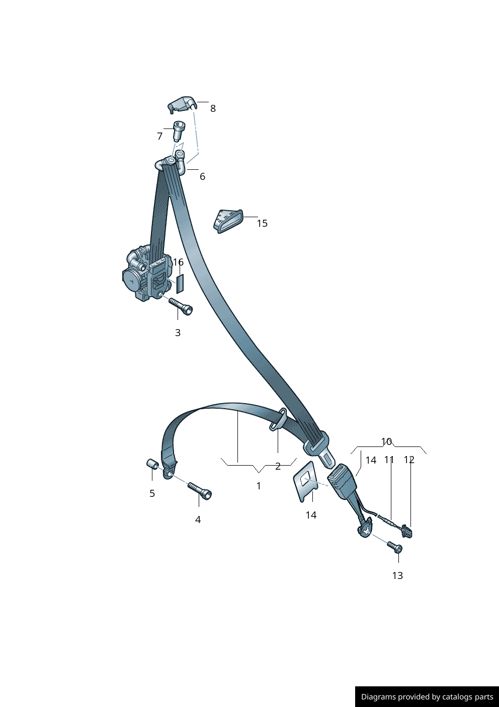 Car part diagram