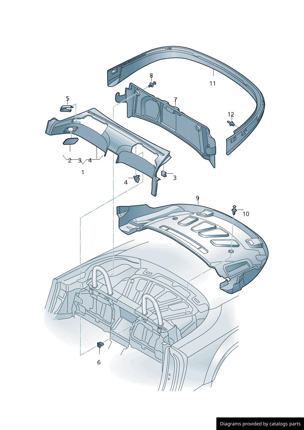 Car part diagram