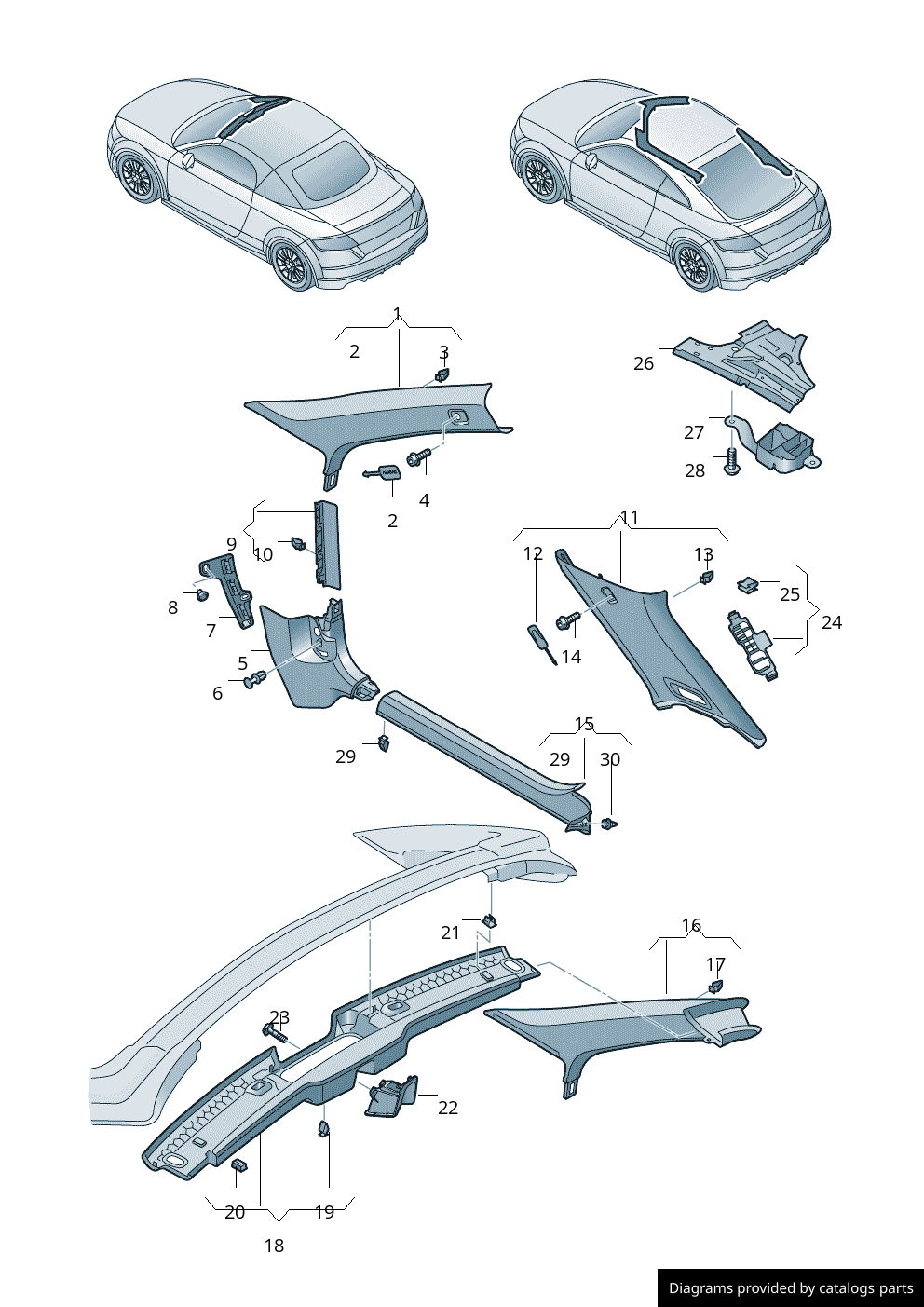 Car part diagram