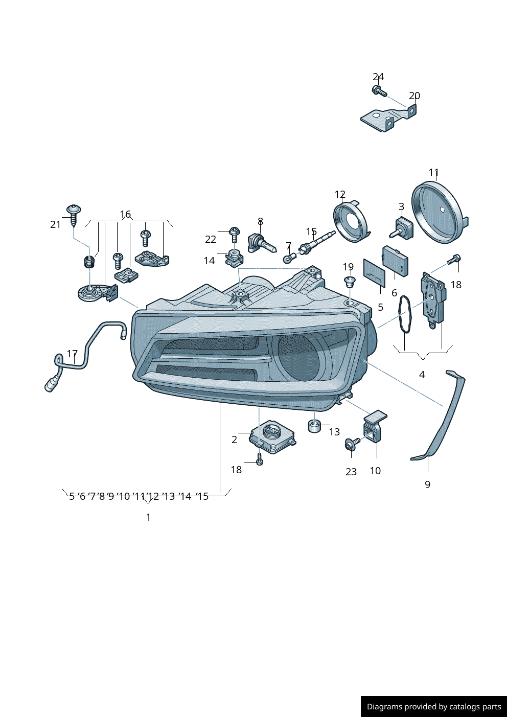Car part diagram